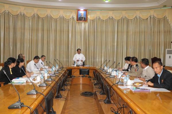 ျမန္မာႏိုင္ငံယွဥ္ၿပိဳင္မႈေကာ္မရွင္ဥကၠဌ၊ ျပည္ေထာင္စု၀န္ႀကီး ေဒါက္တာသန္းျမင့္မွ အဖြင့္အမွာစကားေျပာၾကား